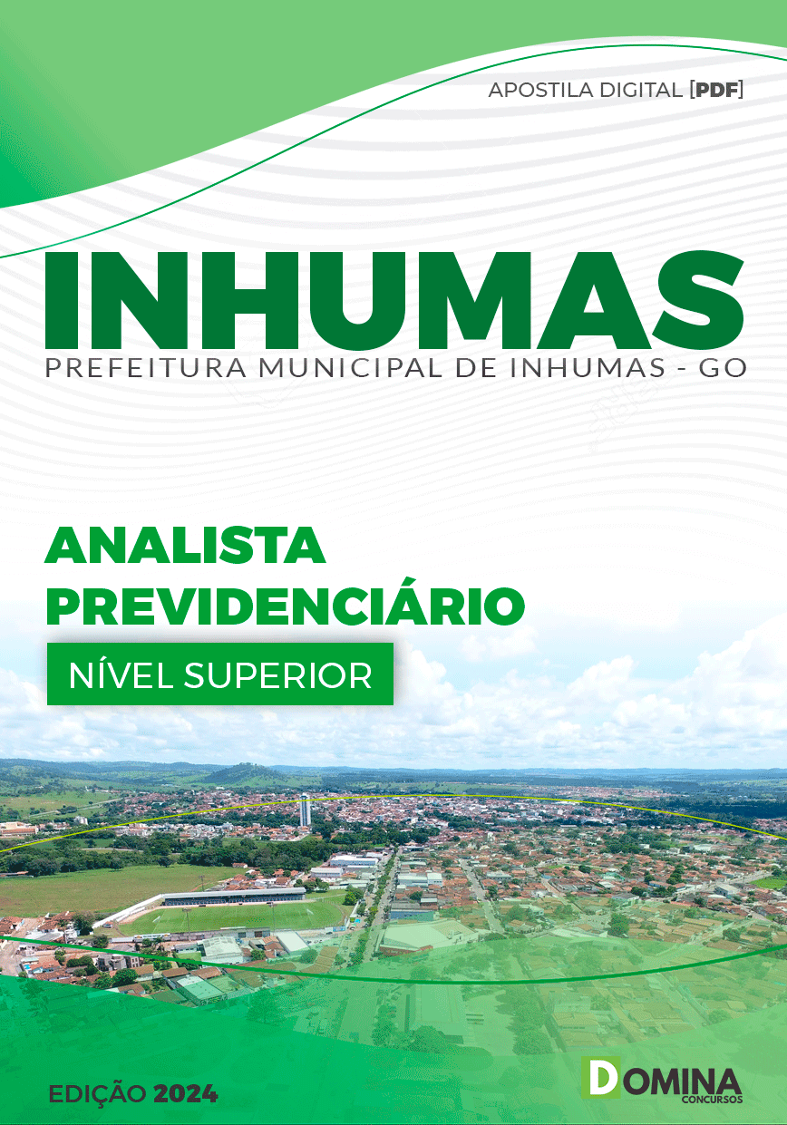 Apostila Pref Inhumas GO 2024 Analista Previdenciário