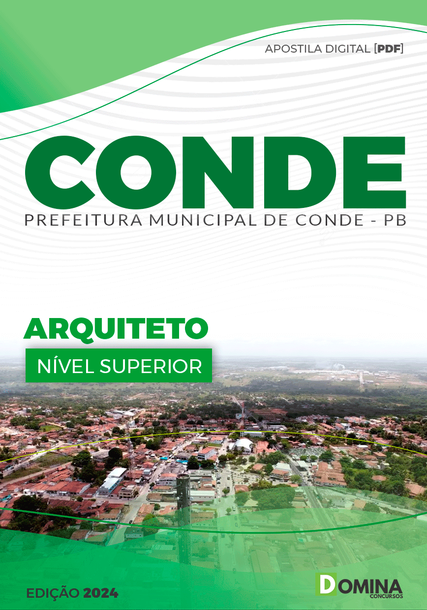 Apostila Concurso Pref Conde PB 2024 Arquiteto