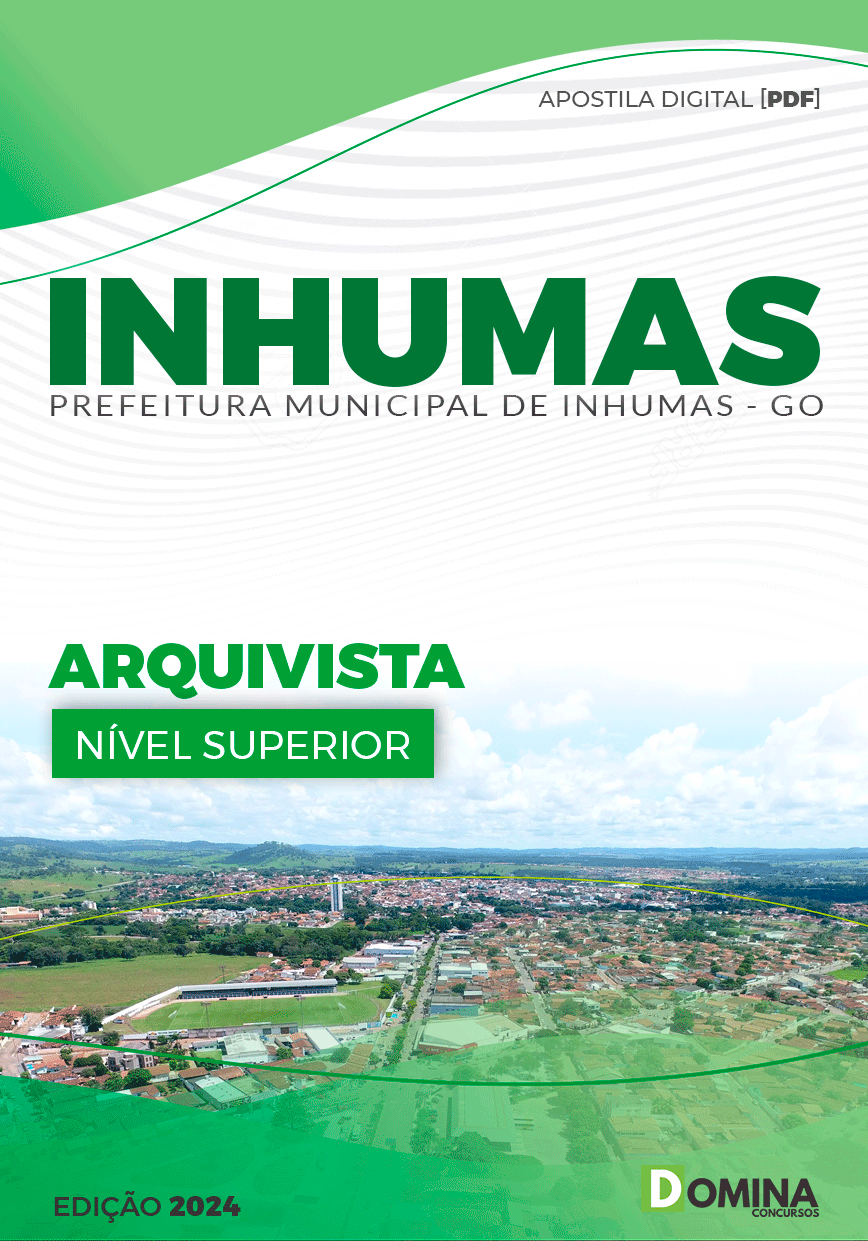 Apostila Pref Inhumas GO 2024 Arquivista