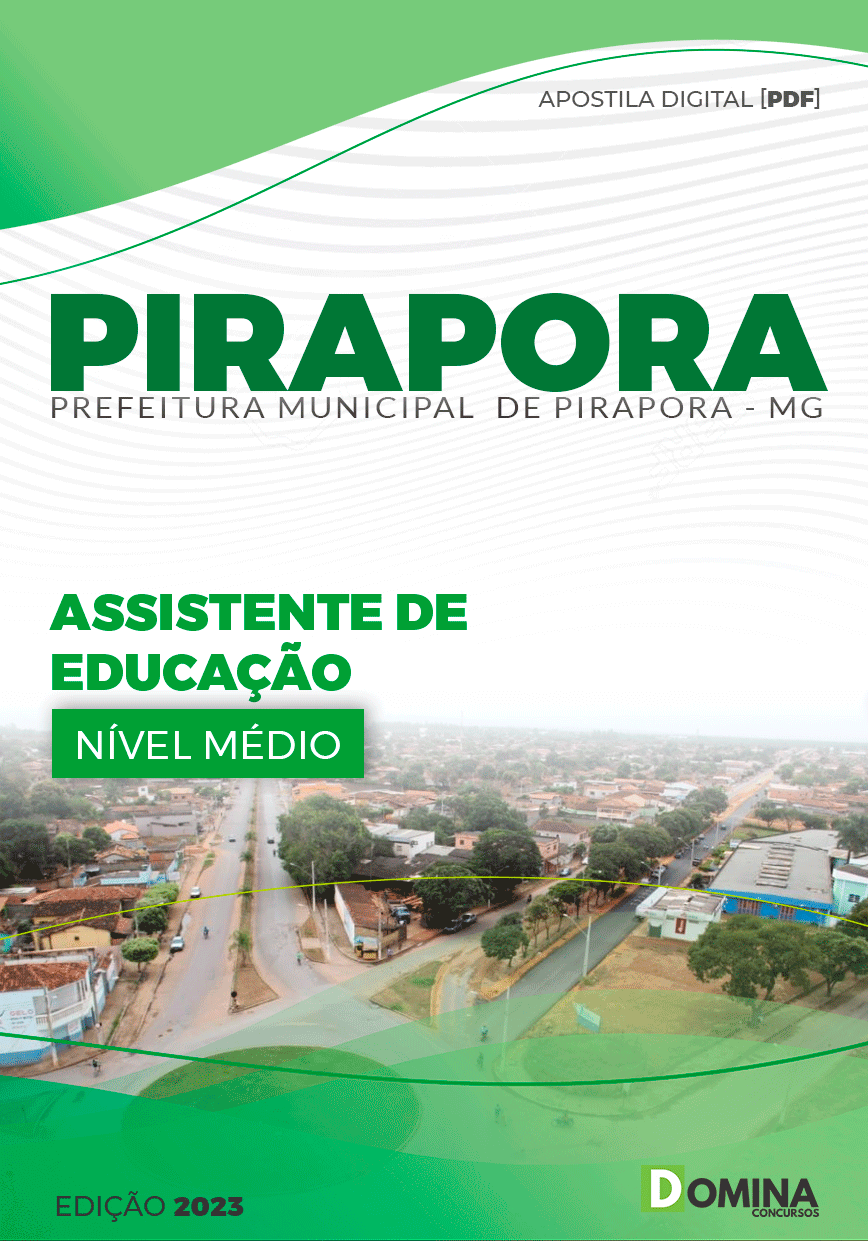 Apostila Pref Pirapora MG 2023 Assistente de Educação