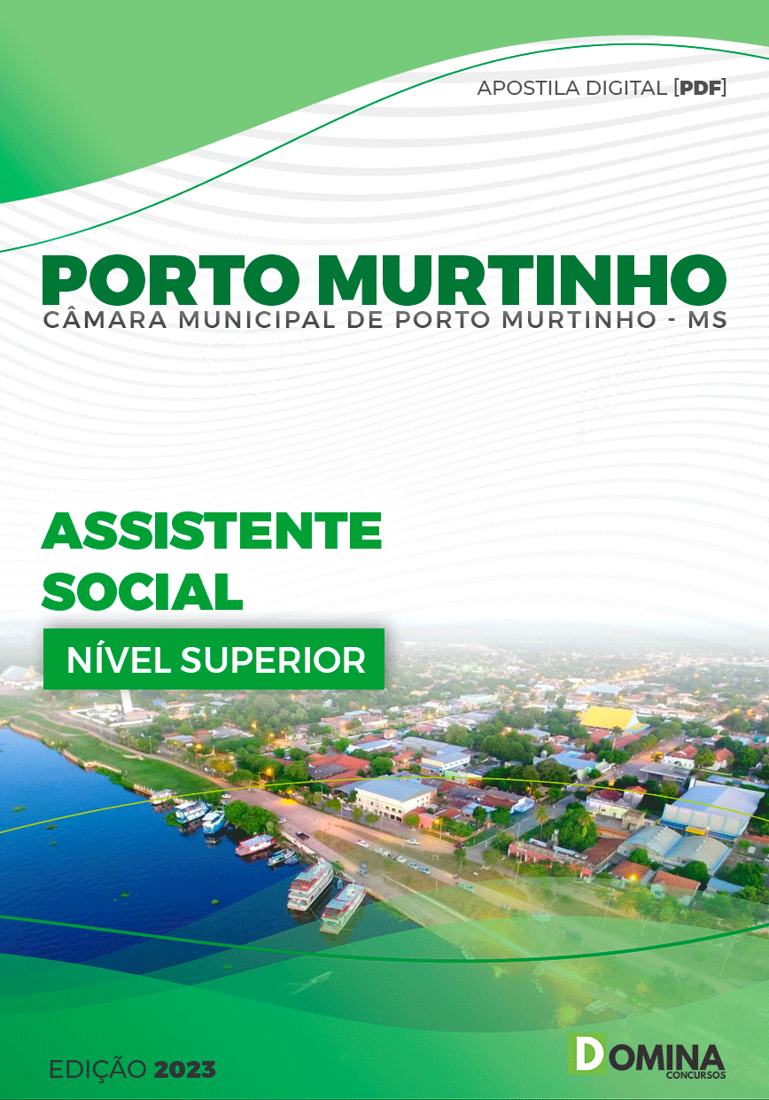 Apostila Câmara Porto Murtinho MG 2023 Assistente Social