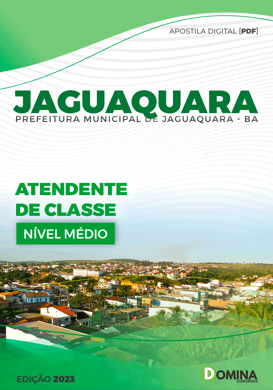 Apostila Pref Jaguaquara BA 2023 Atendente Classe