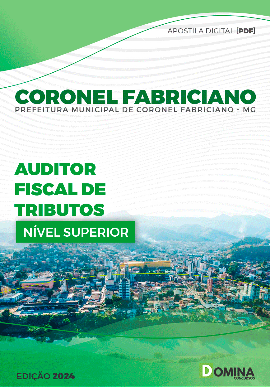 Pref Coronel Fabriciano MG 2024 Auditor Fiscal de Tributos