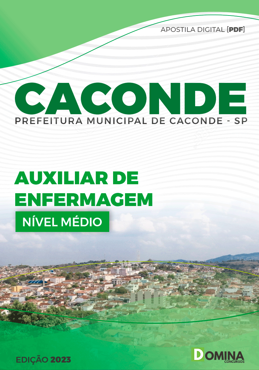 Apostila Concurso Pref Caconde SP 2023 Auxiliar Enfermagem