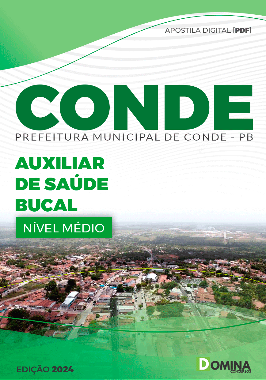 Apostila Concurso Pref Conde PB 2024 Auxiliar Saúde Bucal