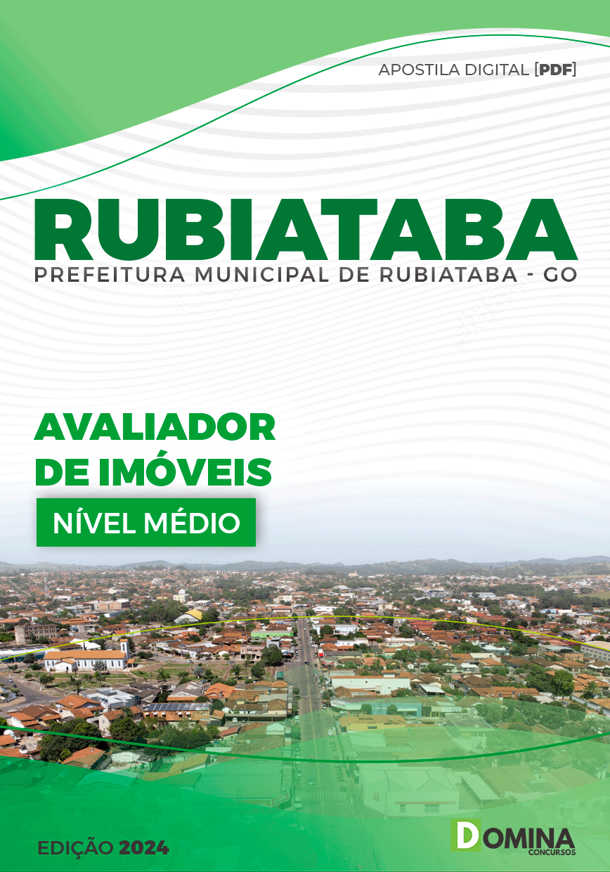 Apostila Pref Rubiataba GO 2024 Avaliador de Imóveis