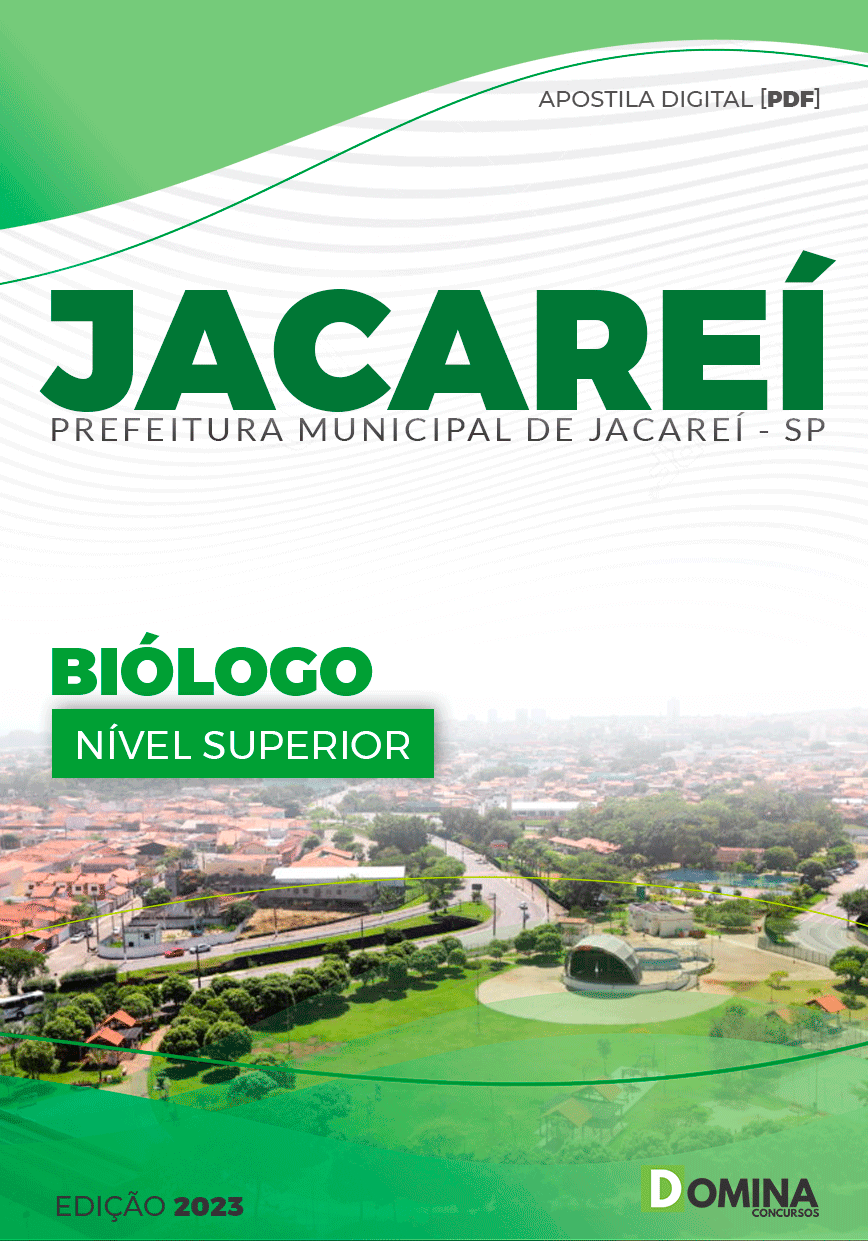 Apostila Pref Jacareí SP 2023 Biólogo