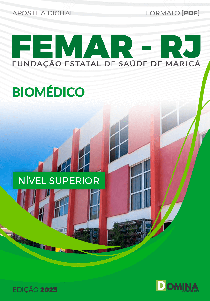 Apostila Concurso FEMAR RJ 2023 Biomédico
