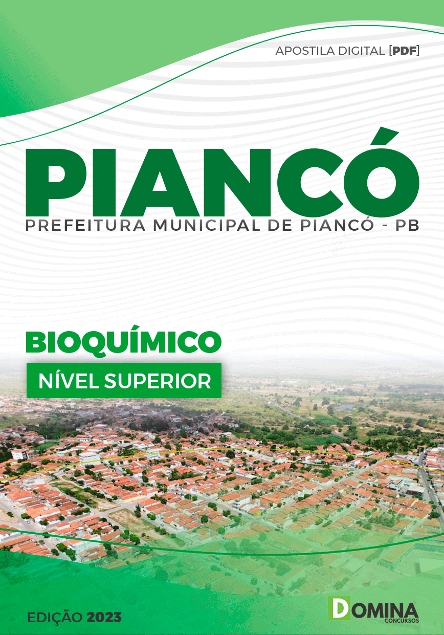 Apostila Pref Piancó PB 2023 Bioquímico