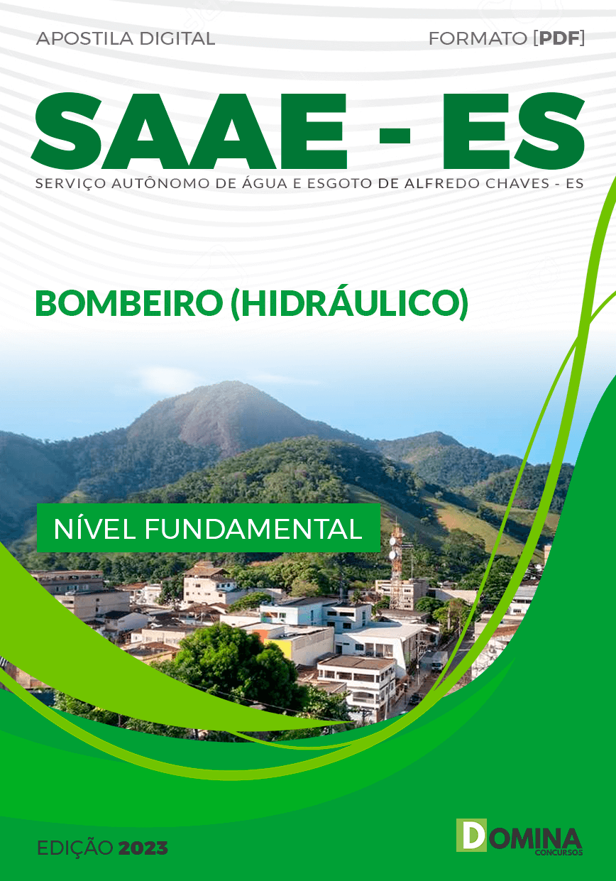 Apostila SAAE Alfredo Chaves ES 2023 Bombeiro