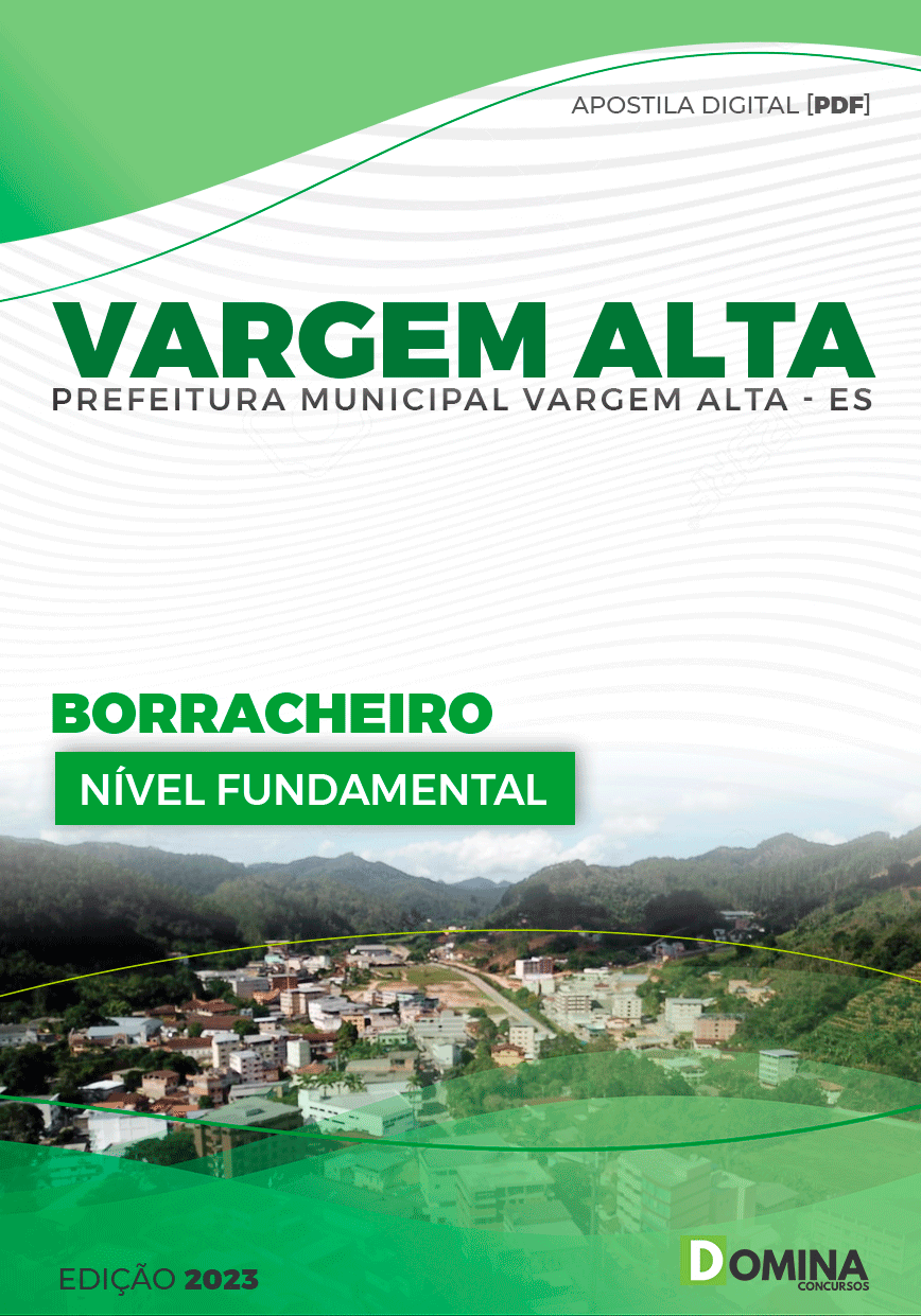 Apostila Pref Vargem Alta ES 2023 Borracheiro