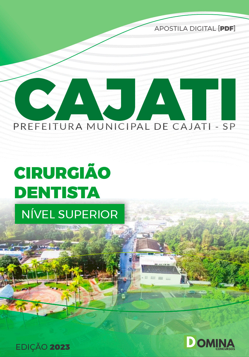 Apostila Pref Cajati SP 2023 Cirurgião Dentista