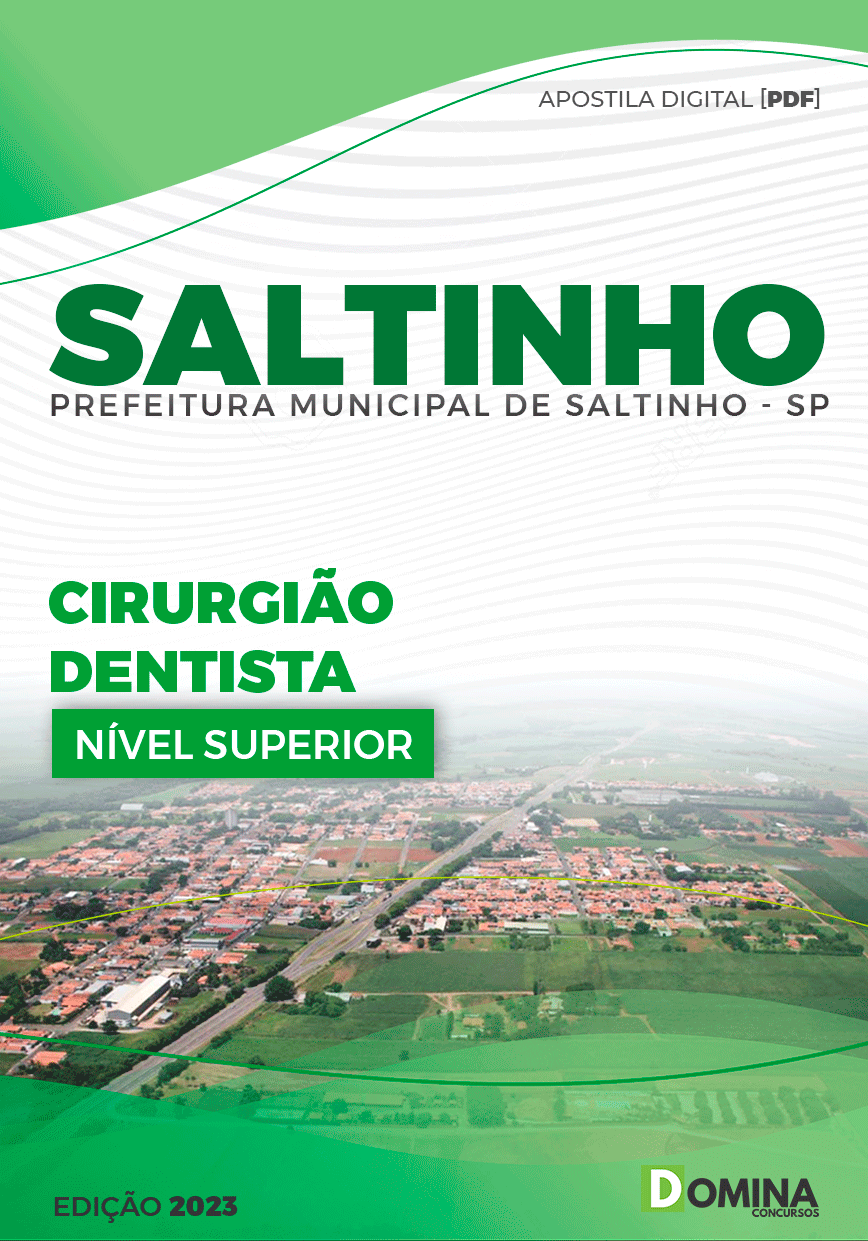 Apostila Concurso Pref Saltinho SP 2023 Cirurgião Dentista