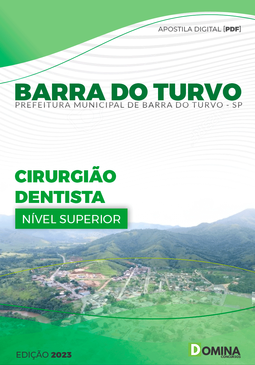 Apostila Pref Barra do Turvo SP 2023 Cirurgião Dentista