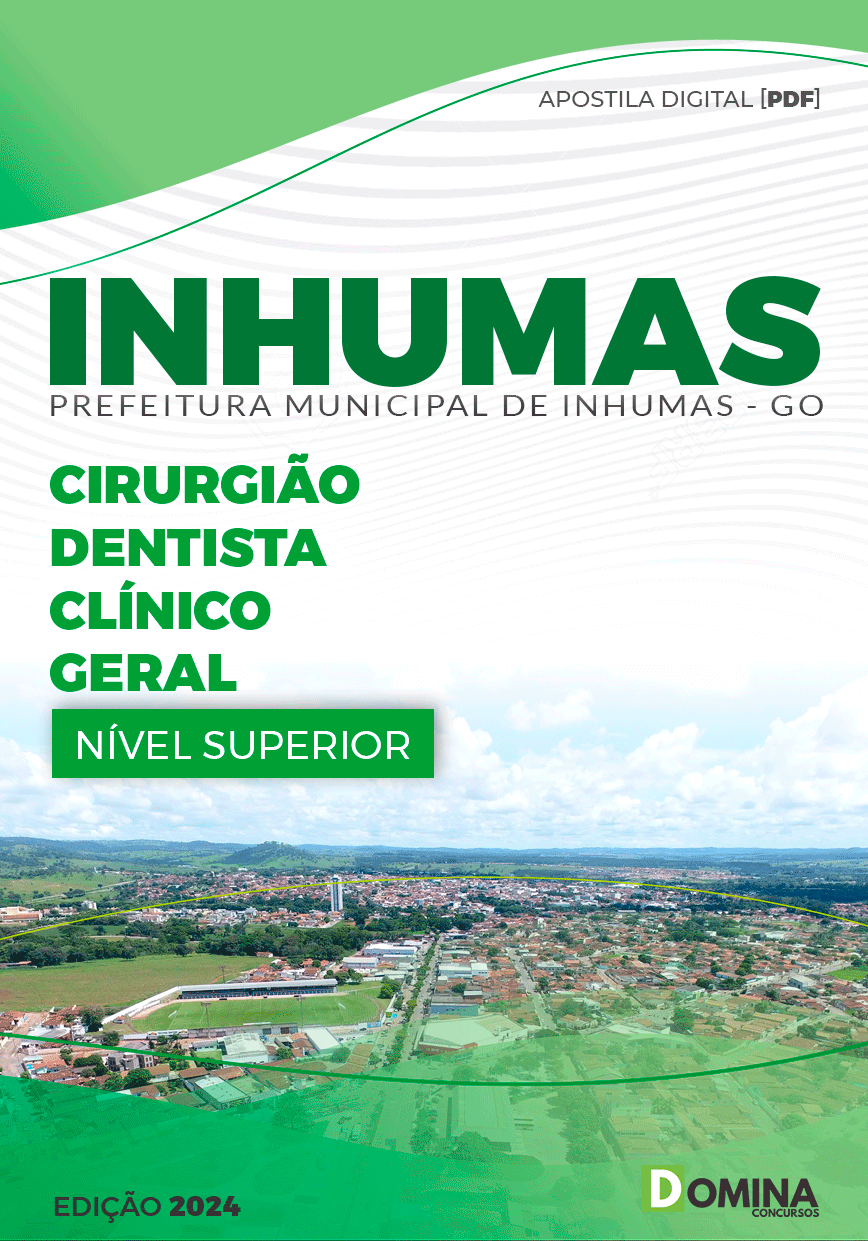 Apostila Pref Inhumas GO 2024 Cirurgião Dentista Clínico Geral