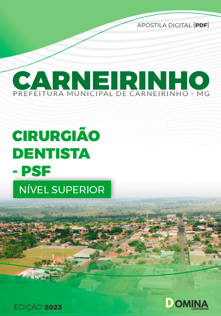 Apostila Pref Carneirinho MG 2023 Cirurgião Dentista PSF