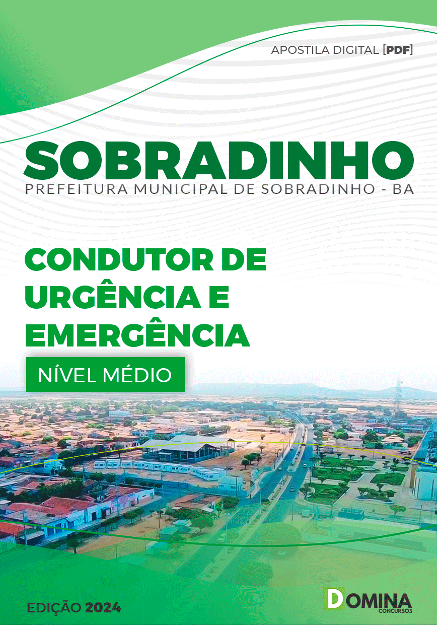 Apostila Pref Sobradinho BA 2023 Condutor Urgência Emergência
