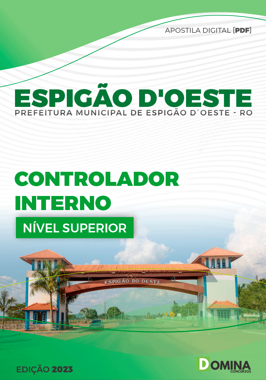 Apostila Pref Espigão D’oeste RO 2023 Controlador Interno