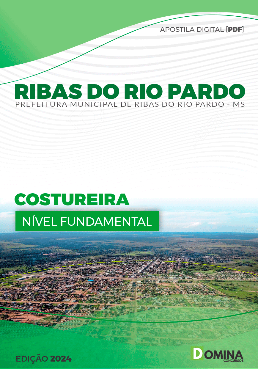 Apostila Pref Ribas do Rio Pardo MS 2024 Costureira