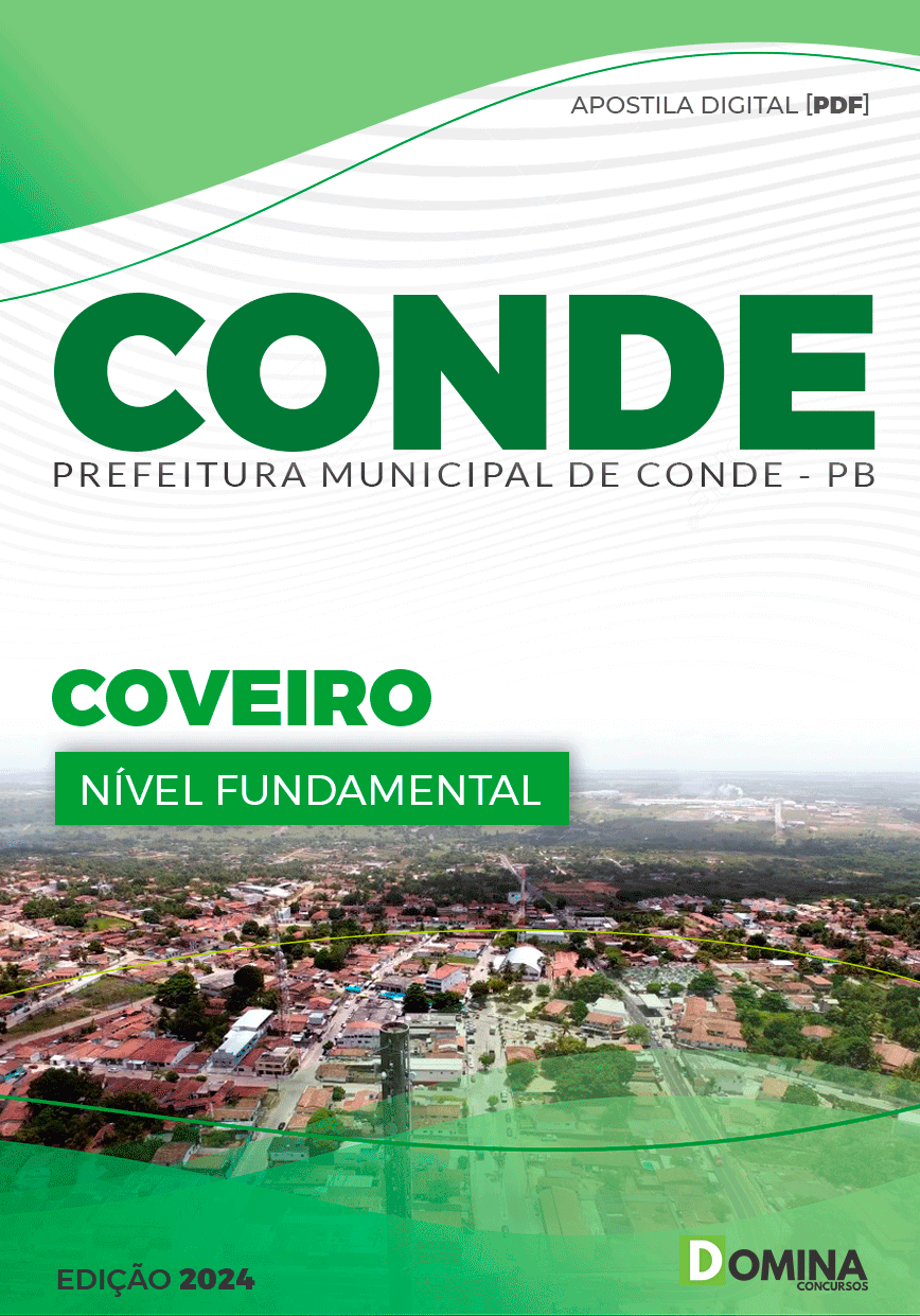 Apostila Concurso Pref Conde PB 2024 Coveiro
