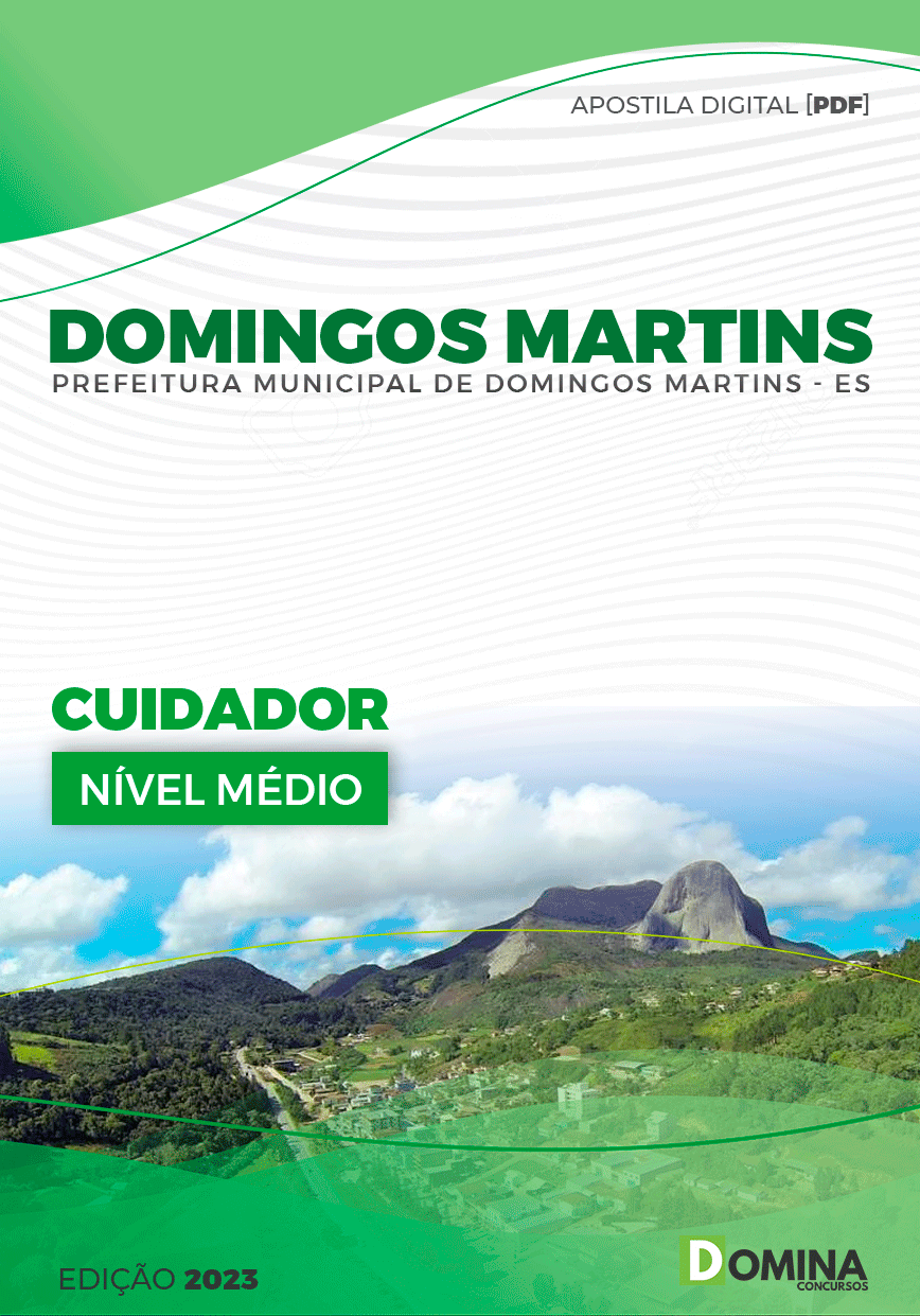 Apostila Pref Domingos Martins ES 2023 Cuidador