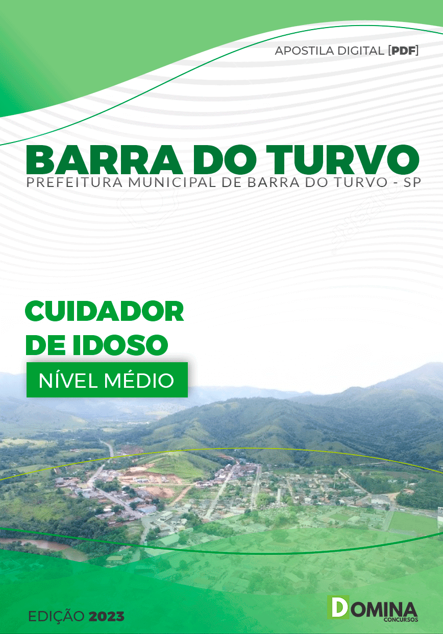 Apostila Pref Barra do Turvo SP 2023 Cuidador Idoso