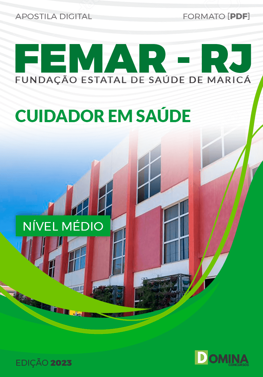 Apostila Concurso FEMAR RJ 2023 Cuidador Saúde