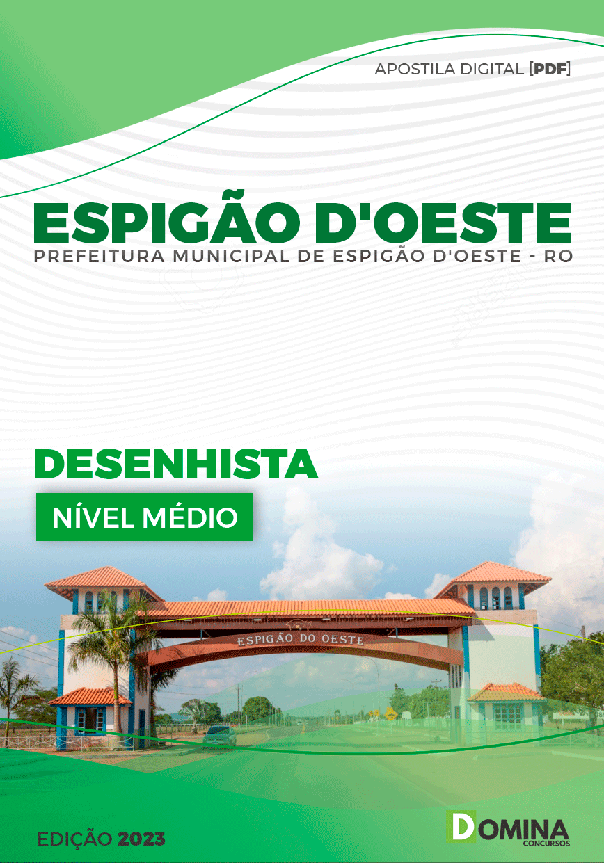 Apostila Pref Espigão D’oeste RO 2023 Desenhista