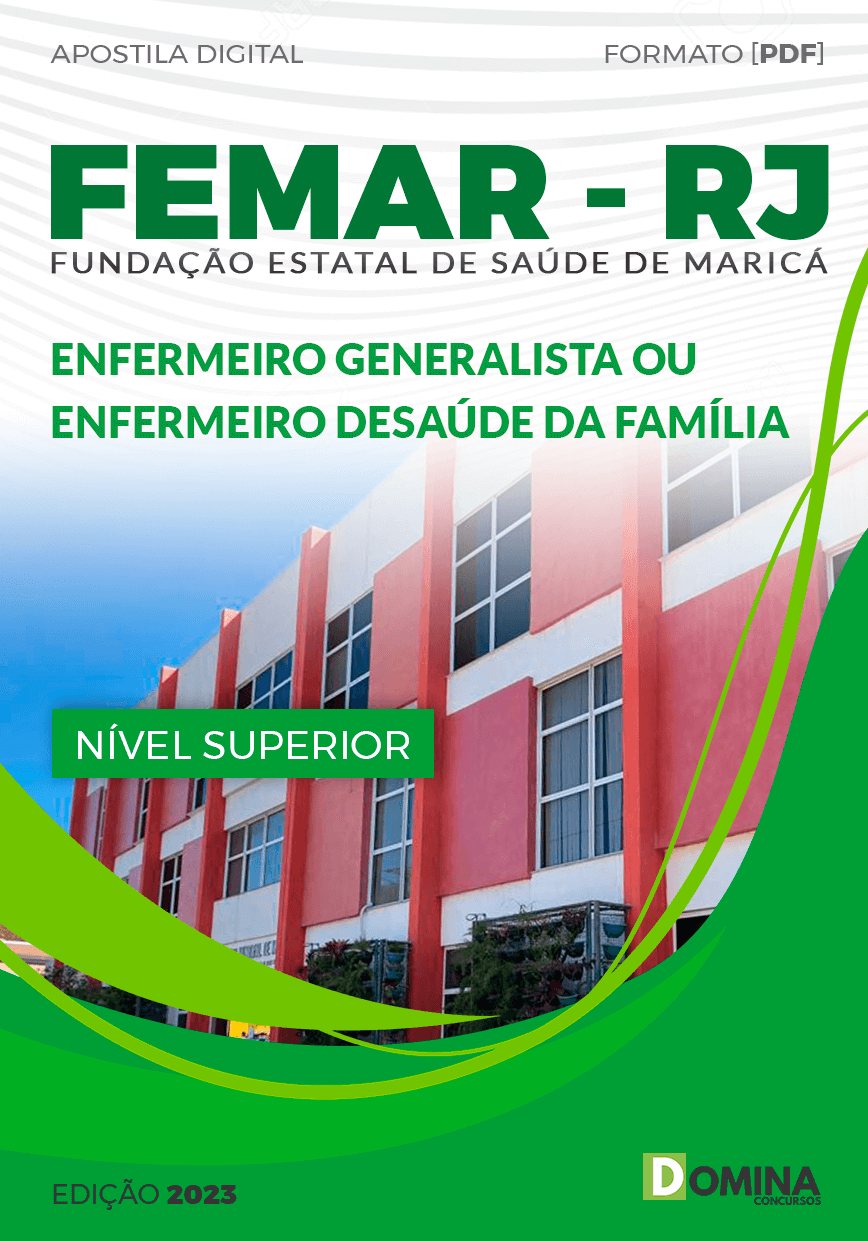 Apostila Concurso FEMAR RJ 2023 Enfermeiro Saúde Família