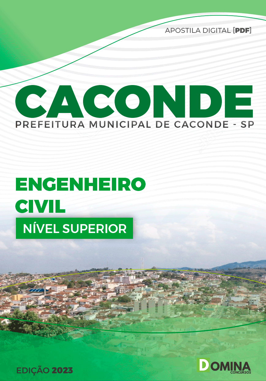 Apostila Concurso Pref Caconde SP 2023 Engenheiro Civil