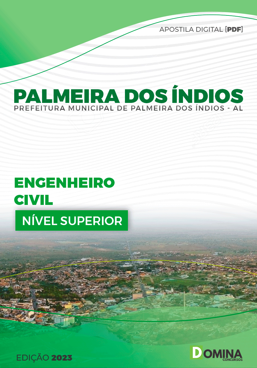 Apostila Pref Palmeira dos Índios AL 2023 Engenheiro Civil