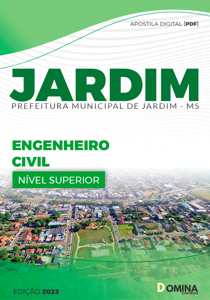 Apostila Concurso JARDIM MS 2023 Engenheiro Civil