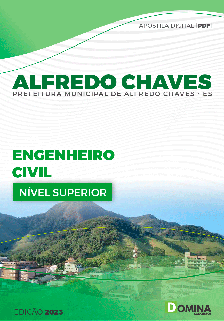 Apostila Pref Alfredo Chaves ES 2023 Engenheiro Civil