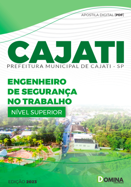 Apostila Pref Cajati SP 2023 Engenheiro Segurança no Trabalho