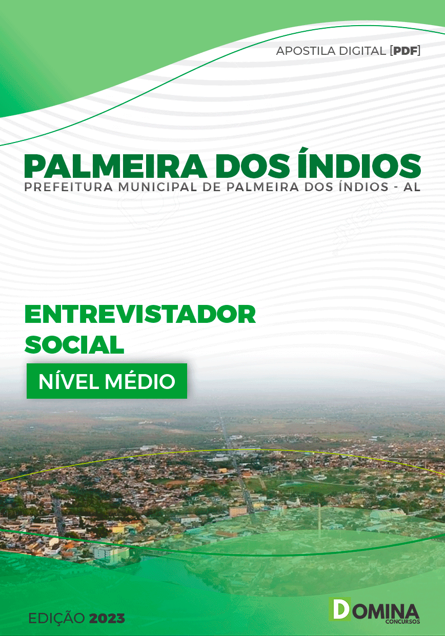 Apostila Pref Palmeira dos Índios AL 2023 Entrevistador Social
