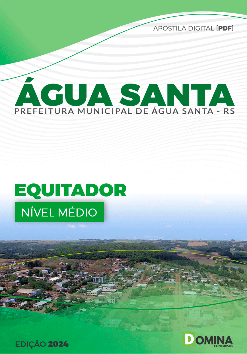 Apostila Pref Água Santa RS 2024 Equitador