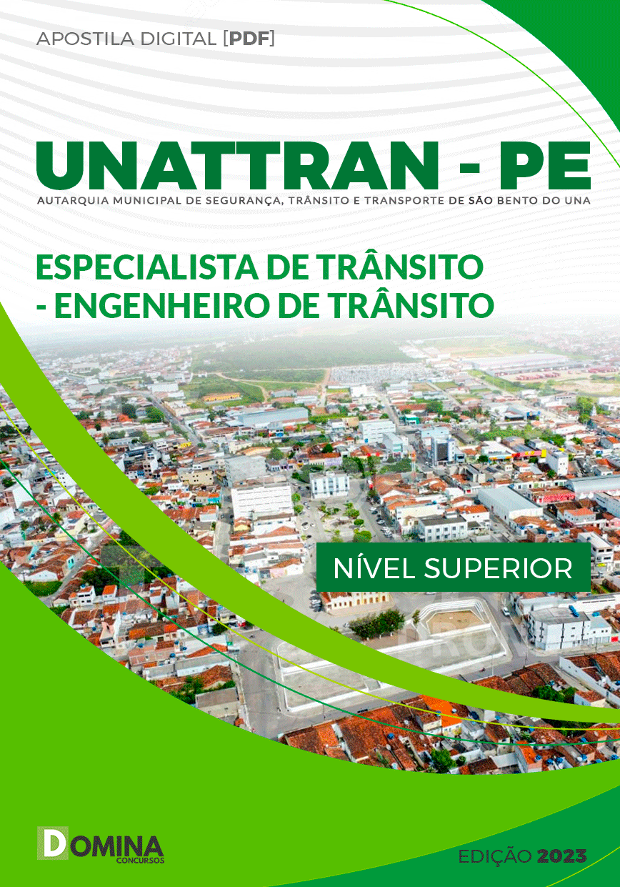 UNATTRAN São Bento do Una PE 2023 Engenheiro de Trânsito