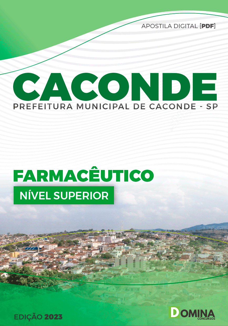 Apostila Concurso Pref Caconde SP 2023 Farmacêutico