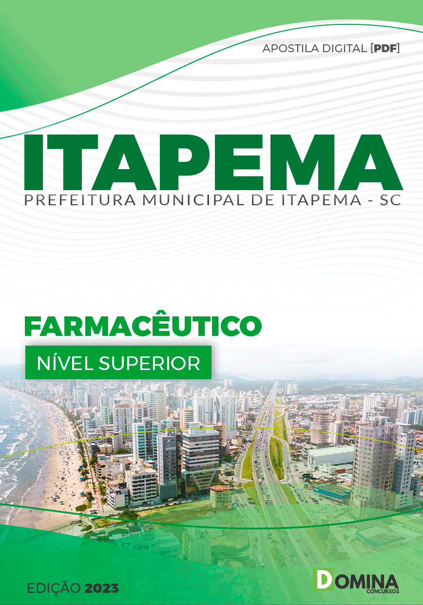 Apostila Pref Itapema SC 2023 Farmacêutico