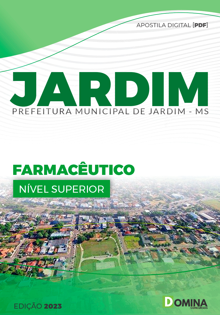 Apostila Concurso JARDIM MS 2023 Farmacêutico
