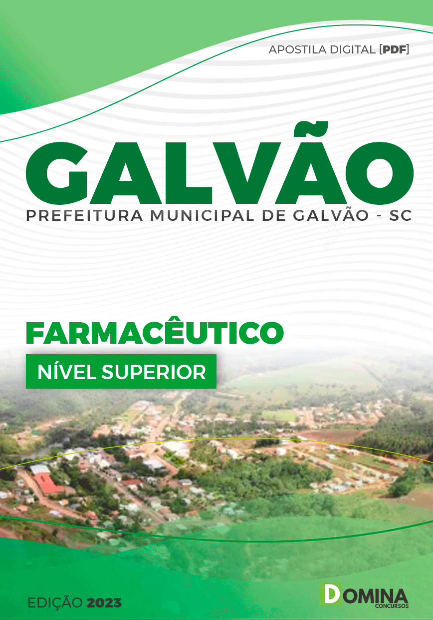 Apostila Seletivo Pref Galvão SC 2023 Farmacêutico