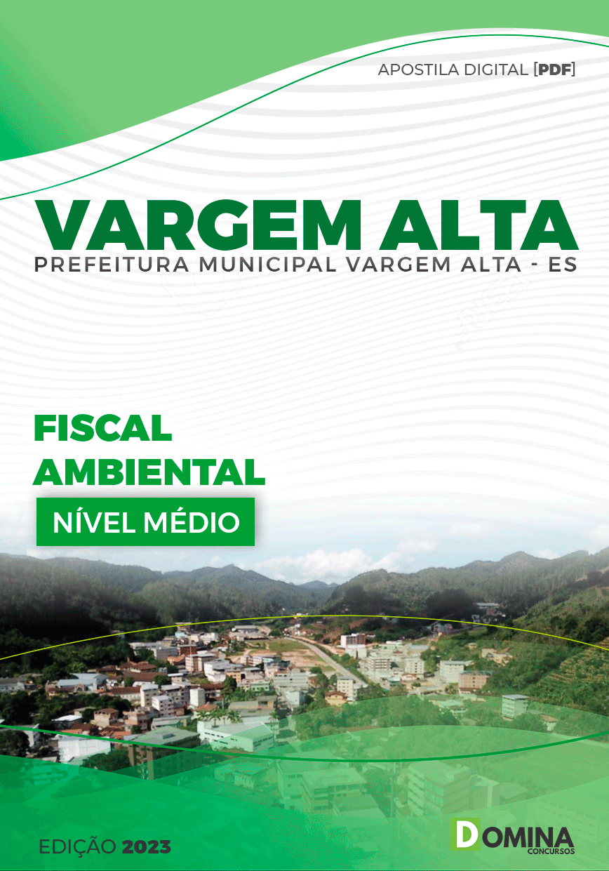 Apostila Pref Vargem Alta ES 2023 Fiscal Ambiental