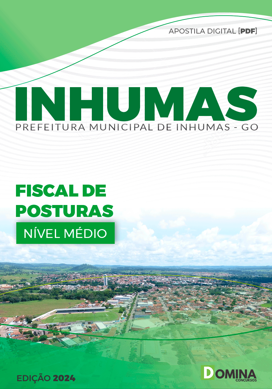 Apostila Pref Inhumas GO 2024 Fiscal de Posturas