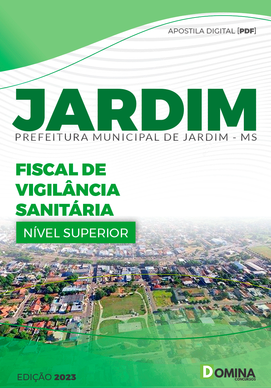 Apostila Concurso JARDIM MS 2023 Fiscal Vigilância Sanitária