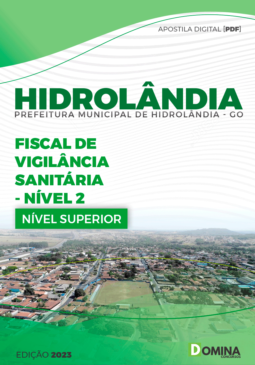Apostila Pref Hidrolândia Go 2023 Fiscal de Vigilância Sanitária