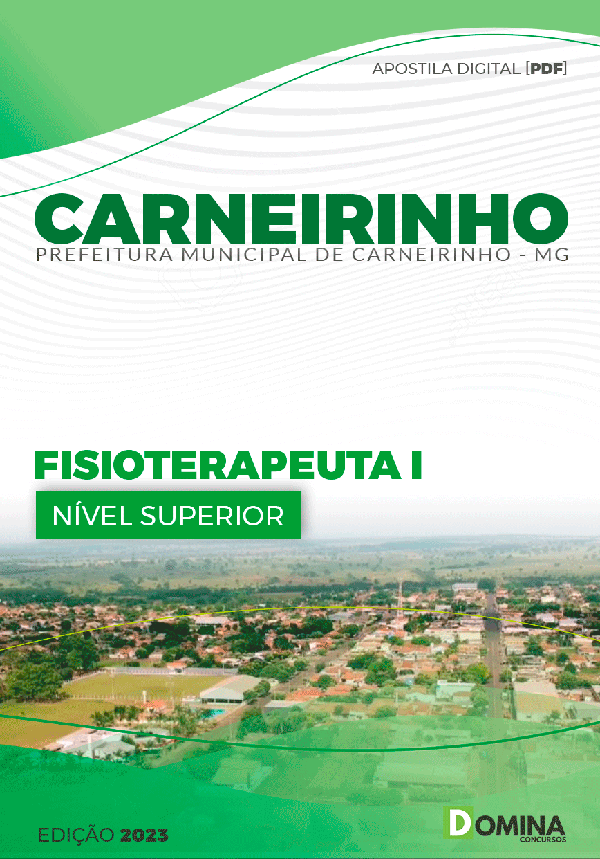 Apostila Pref Carneirinho MG 2023 Fisioterapeuta