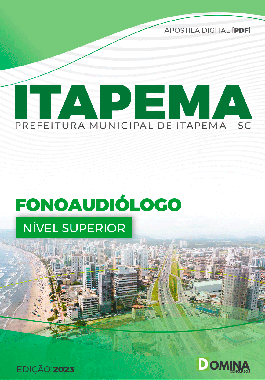Apostila Pref Itapema SC 2023 Fonoaudiólogo