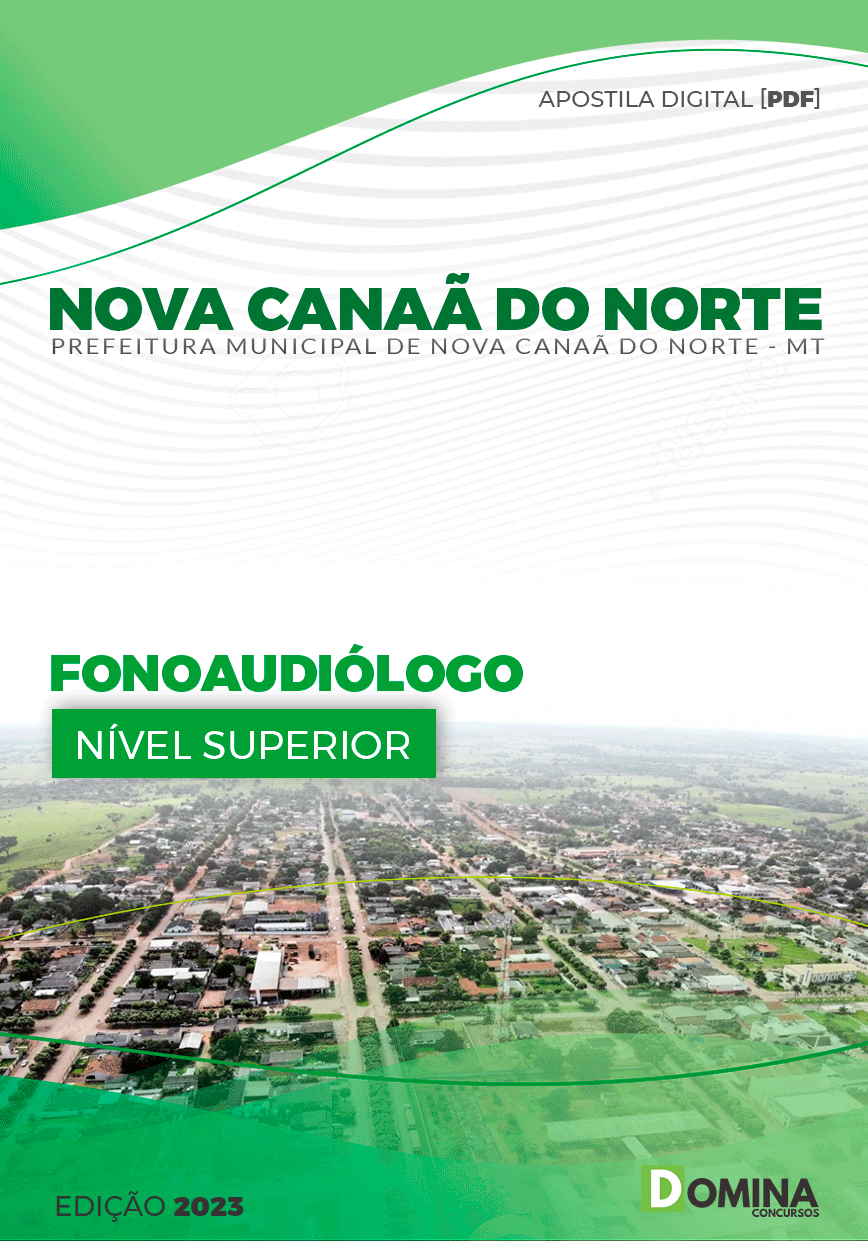 Pref Nova Canaã do Norte MT 2023 Fonoaudiólogo