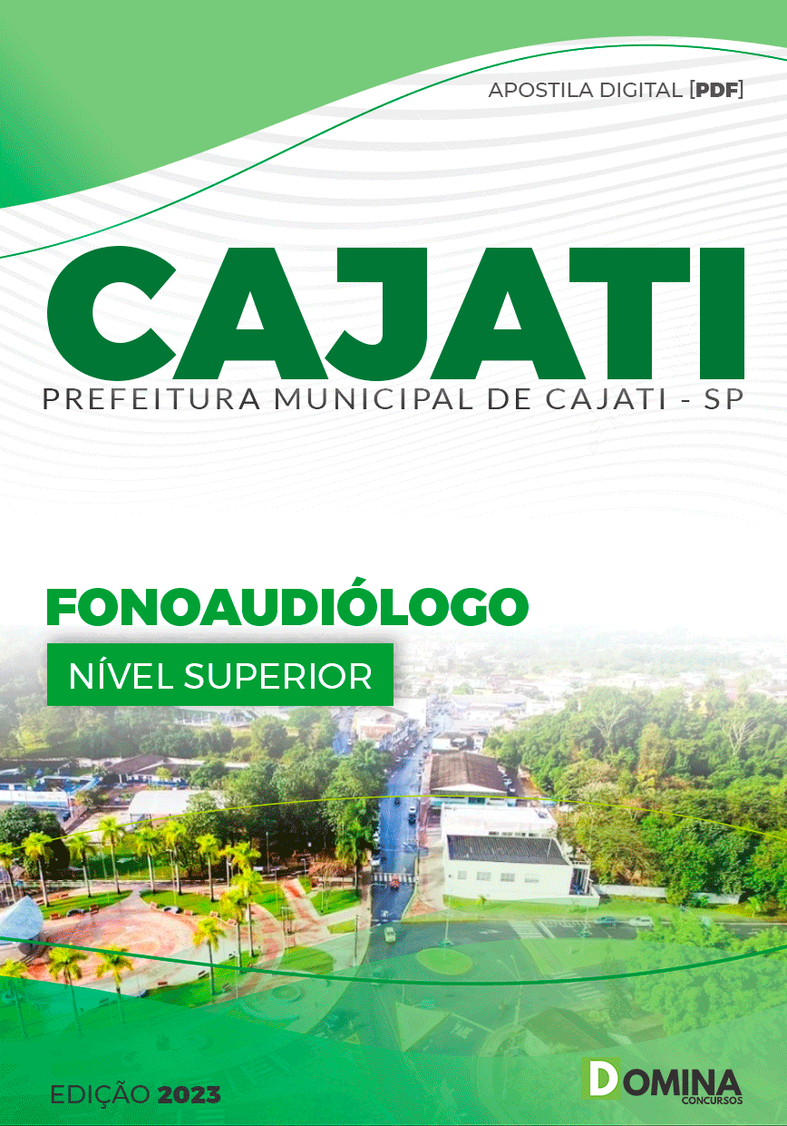 Apostila Pref Cajati SP 2023 Fonoaudiólogo