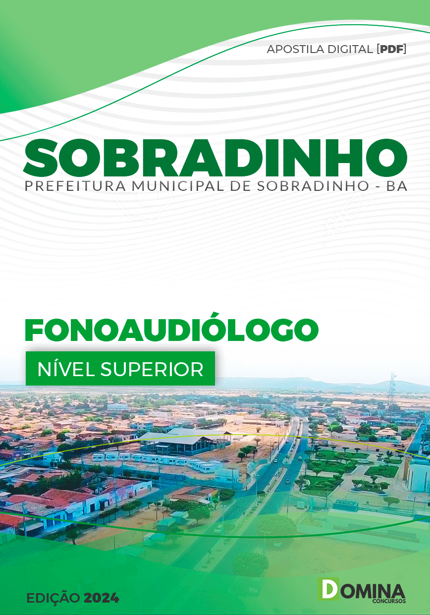 Apostila Pref Sobradinho BA 2023 Fonoaudiólogo